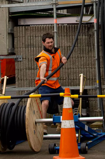 Electrical team member